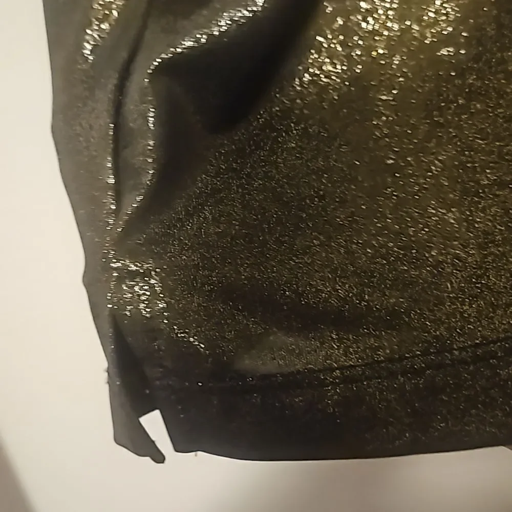ELLision woman mini dress gold black S